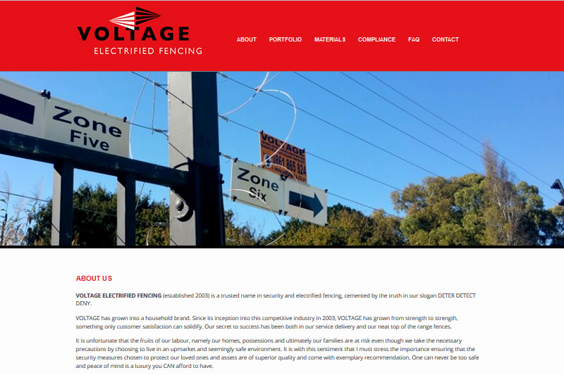 Voltage Electrified Fencing